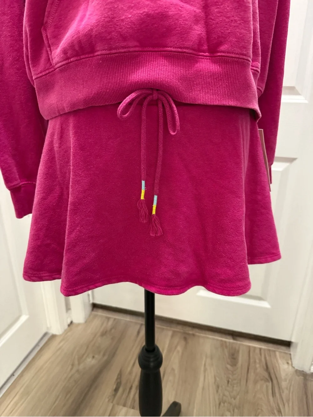No Boundaries Washed Fleece Pullover Hoodie Set with Matching Skater Skort NWT S